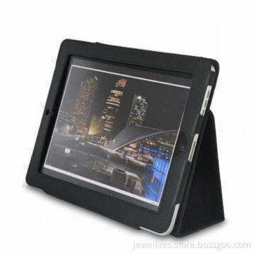 Leather Case for Apple's iPad, with Double Stands to Enable You a Good View